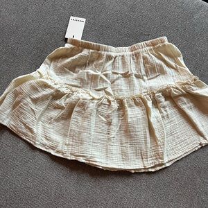 Mini flare skirt